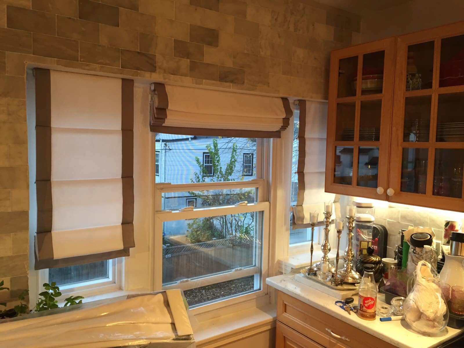 best window treatment for kitchen sink window