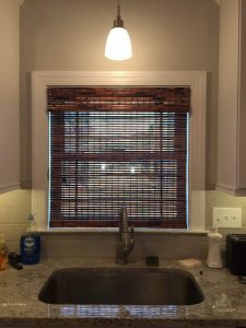 Woven wooden shades