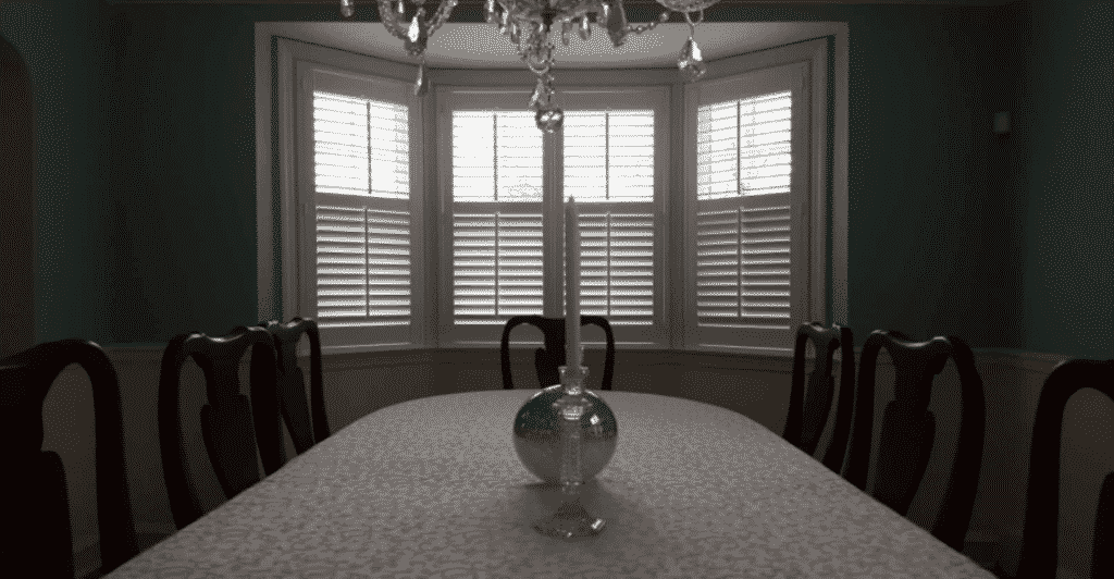 Custom made plantation shutters