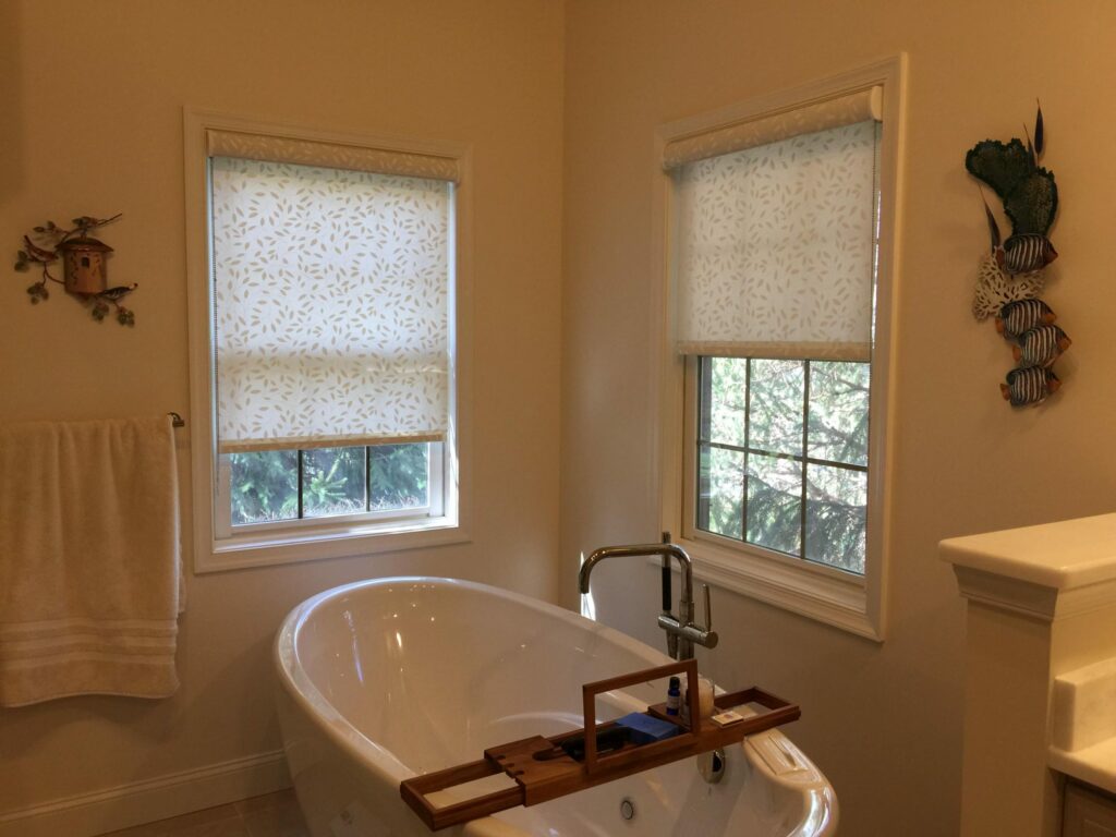 best window treatment for bathroom