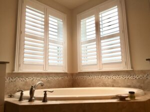 bathroom window treatment